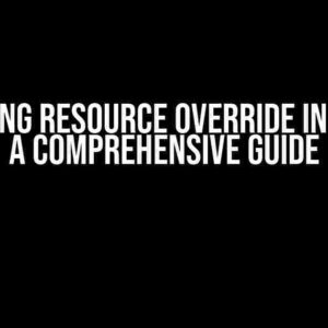 Mastering Resource Override in Python: A Comprehensive Guide